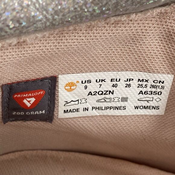 Timberland Heritage 6” Waterproof Boots Light Pink Nubuck Women's Size 9 (HF7) - Picture 7 of 14